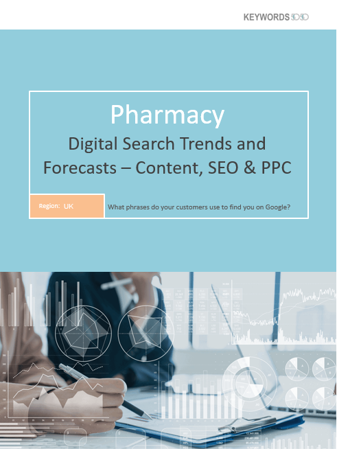 Pharmacy UK - Digital Trends - Keywords for SEO and PPC
